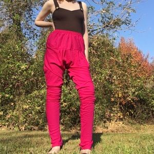 💜 Fuschia Indian Salwar Harem Pants